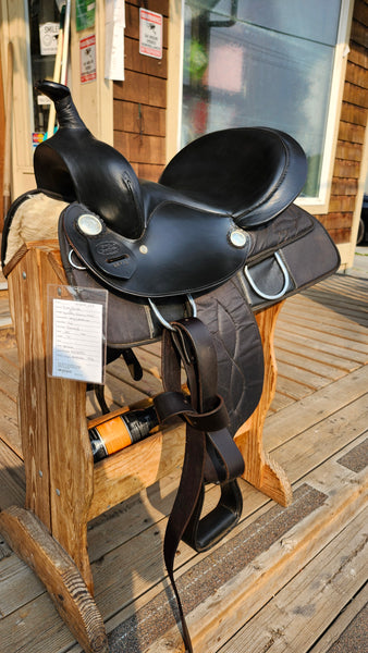 ON TRIAL 16" King Series Synthetic Gaited Western Trail Saddle