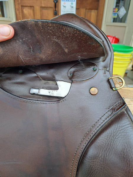 15.5" Jeffries All Purpose English Saddle
