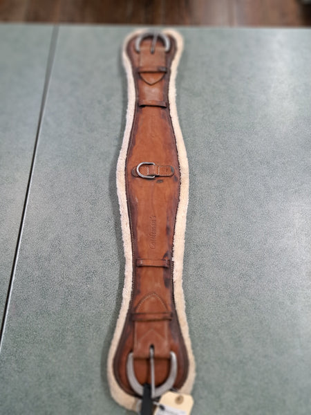 30"  Cattleman's Fleece/Leather Cinch
