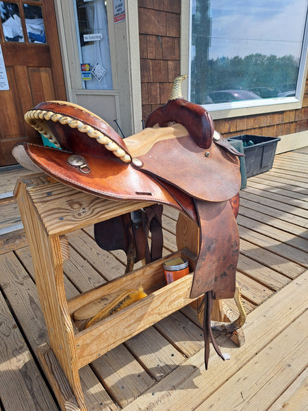 15" Lamb Co Barrel Racing Saddle