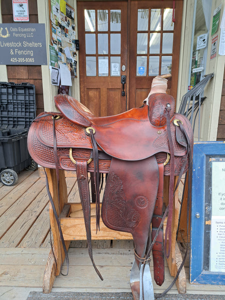 ON TRIAL 15.5" Circle Y All Around Roping Saddle