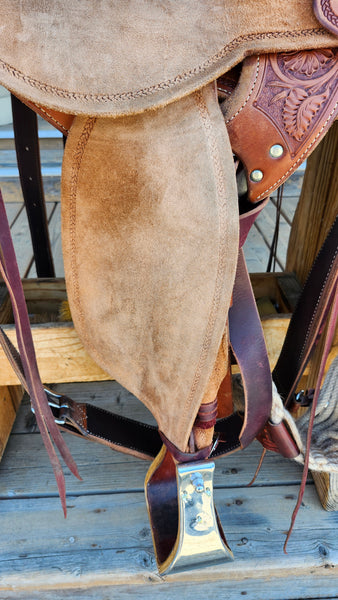 15" Henderson Saddle Co Wade Ranch Roper Saddle