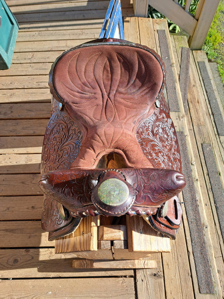 15" Hereford Tex Tan Equitation Saddle