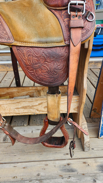 13.5" Sport Saddle Bob Marshall Treeless Barrel Saddle