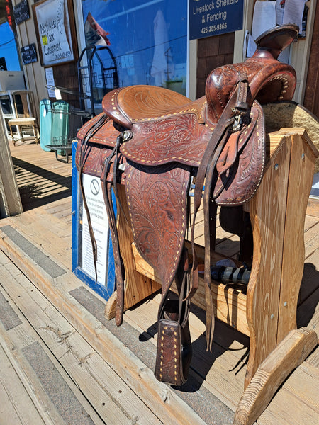 15" Western Ranch Saddle