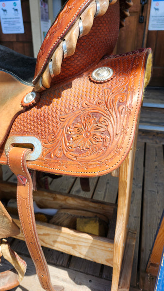 16" SRS Barrel Racing Saddle