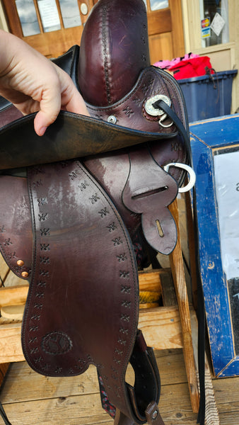 17" Circle Y Alabama Trail Gaiter Trail Saddle
