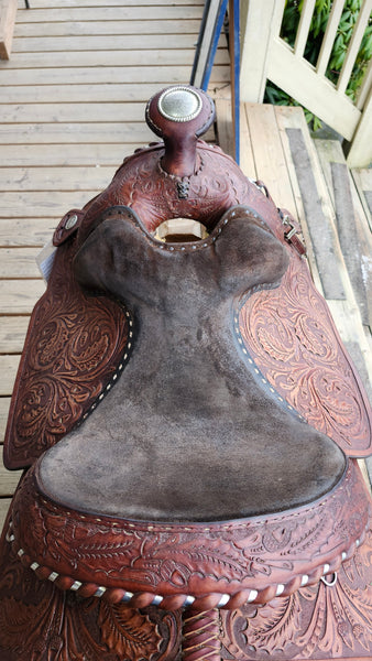 16" Vintage Circle Y Equitation Saddle