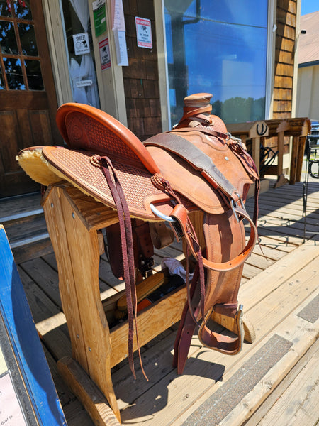 16" John Willemsma Custom Wade Ranch Roper Saddle