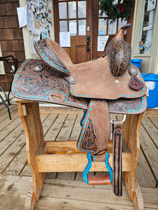 12" Double T Barrel Saddle