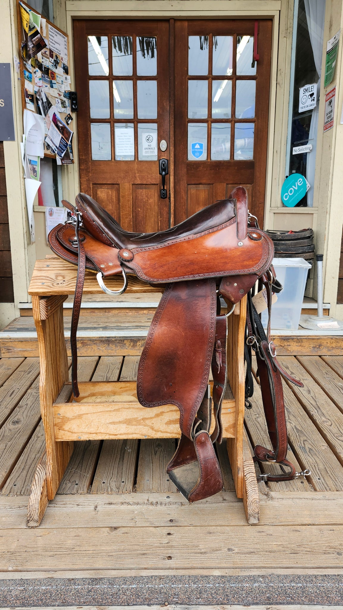 18" Henry Miller Double Creek Endurance Saddle