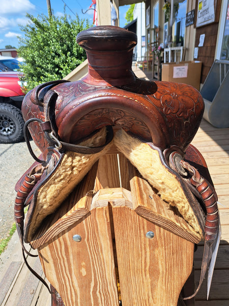 14" Vintage Hercules Olsen Western Saddle