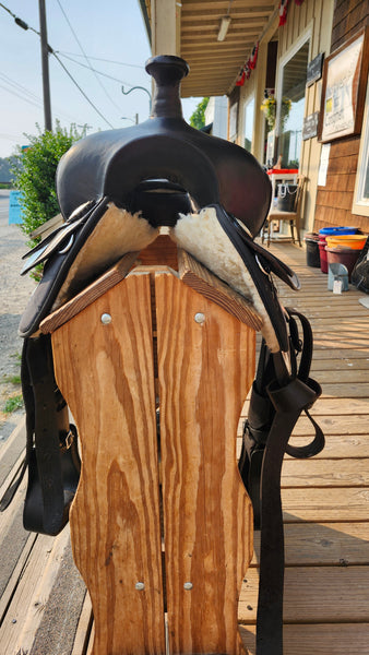 ON TRIAL 16" King Series Synthetic Gaited Western Trail Saddle