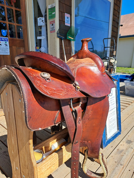 15.5" Simco Roping Saddle