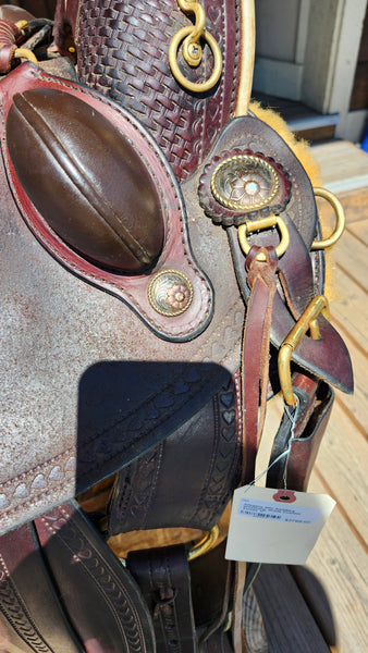 17" Allegany Mountain Saddlery Weatherly Wade Custom Saddle