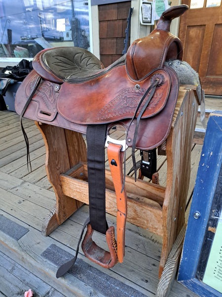 14.5" Hereford Tex Tan Western Saddle