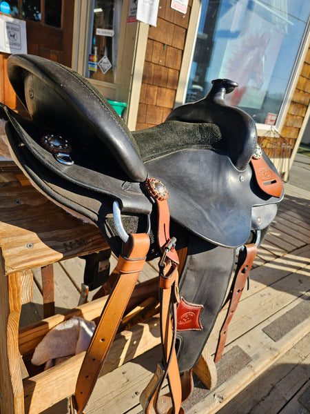 16" Pam's Place Custom Cordura Cross All Around Western Saddle