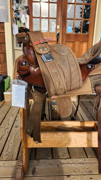 17" Big Horn Cordura Western Trail Saddle