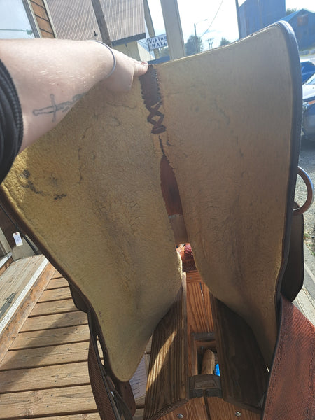16" Blue Ribbon Western Equitation Show Saddle