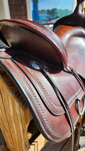 15" Circle Y Topeka Flex2 Western Trail Saddle