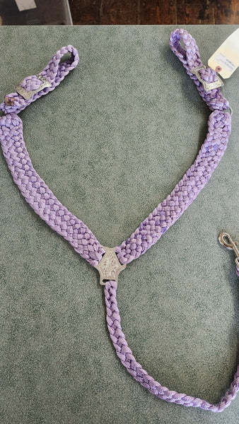 Custom Muletape Breastcollar - Lavender