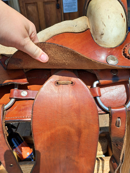 13" Three Bars Saddlery Youth All Around Saddle