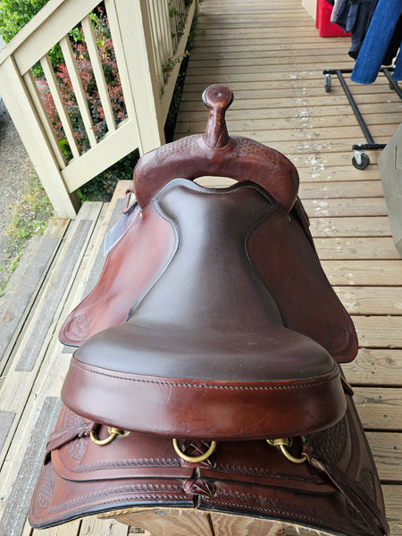 17.5" Big Horn Draft Horse Saddle