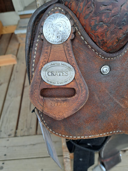 15" Crates Mike Beers Team Roper Saddle
