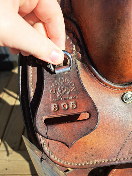16" Champion Turf Western EQ Saddle