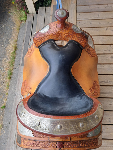 15.5" Big Horn Equitation Saddle