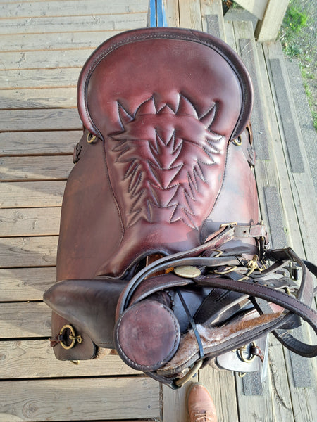 17.5" Tucker Western Trail Saddle