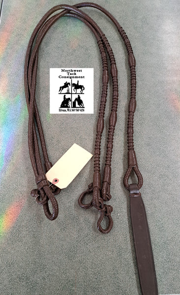 Romal Braided Leather Reins