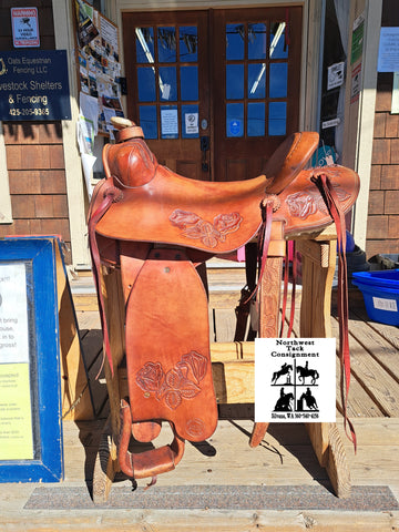 16" John Fallis Balanced Ride Western Saddle