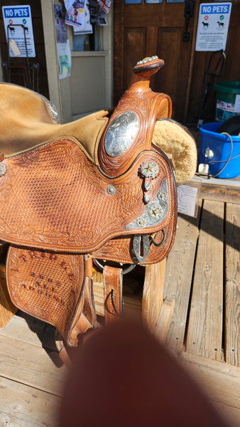 17" Mary's Custom Tack Western Equitation Show Saddle