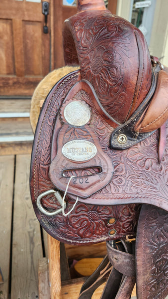 14.5" Crates Mustang Western Equitaiton Show Saddle