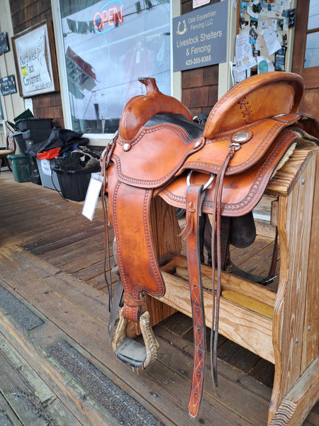 16" Ortho-flex Range Roper Ranch Saddle