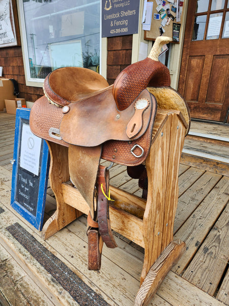 14" Crates Kim Landry Barrel Racing Saddle