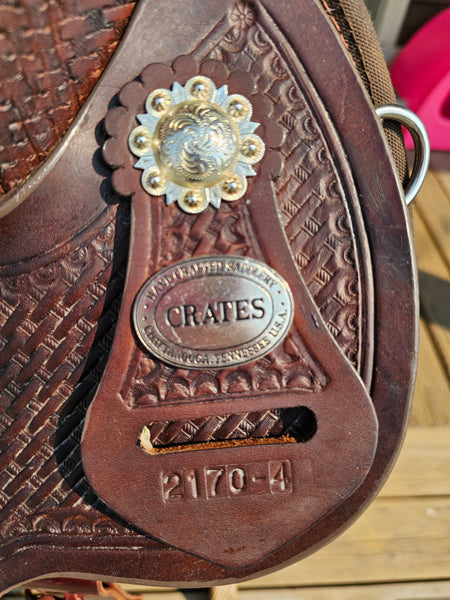 16" Crates Western Cordura Trail Saddle