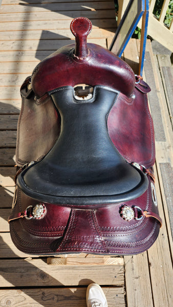 16" Hilason Draft Trial/ All Around Western Saddle