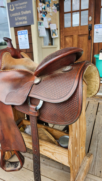 16" Bob's Duane Latimer Reining Saddle