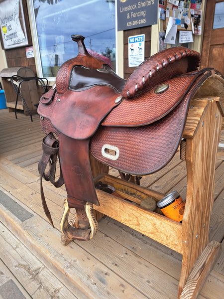 15.5" Billy Cook Reining Saddle