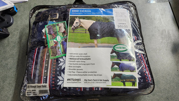 66" Country Pride 600D Midweight Turnout