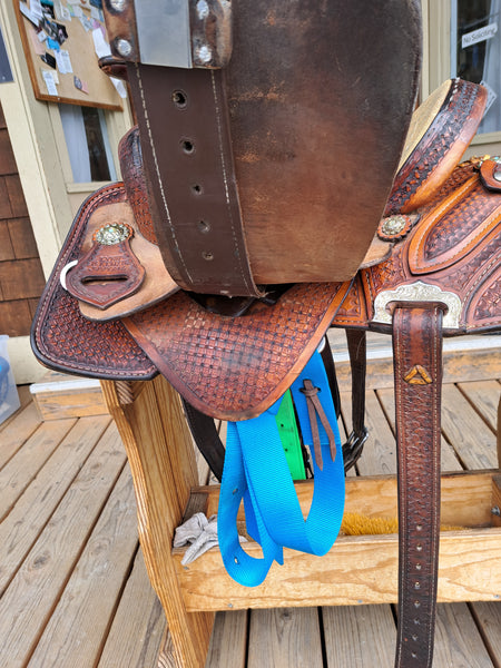 13" Double J Lynn Mckenzie Special Barrel Saddle