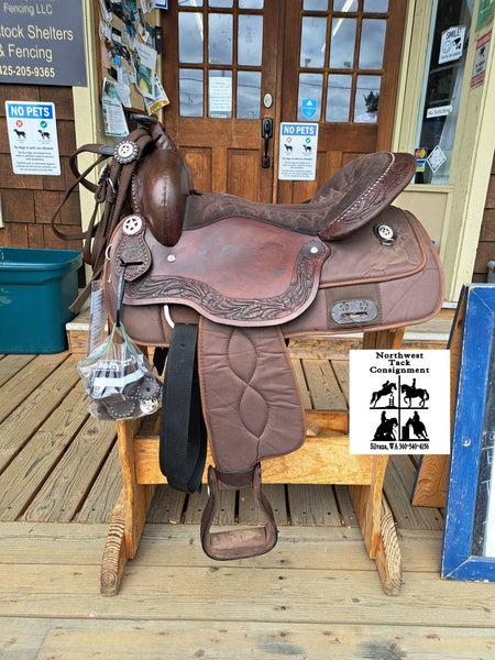 16" King Series Synthetic Western Saddle