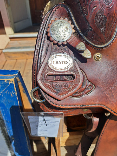 15.5" Crates Western Equitation Show Saddle