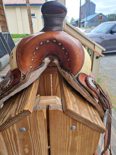 13" Three Bars Saddlery Roping Saddle