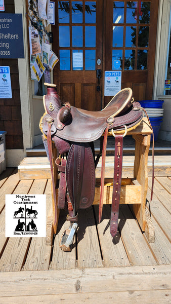 17" Allegany Mountain Saddlery Weatherly Wade Custom Saddle