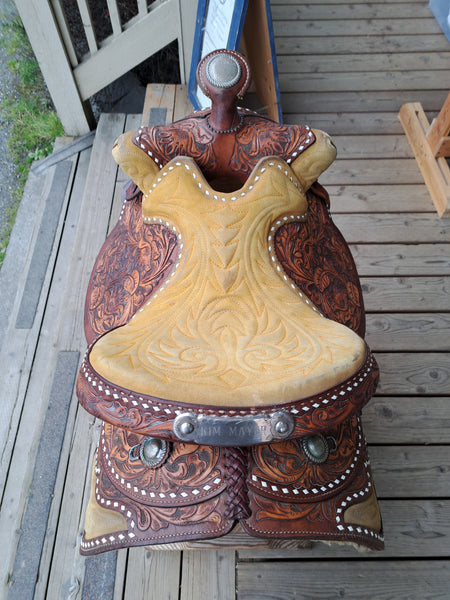 15" Tex Tan Western Saddle