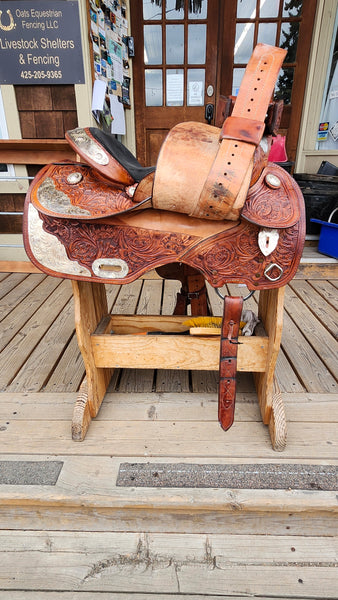 14.5" Showman Western Equitation Show Saddle