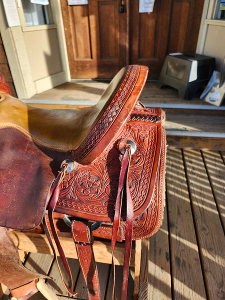 16.5" Western Ranch Roper Saddle